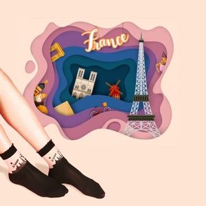 Paris & Love Ankle-high Sock